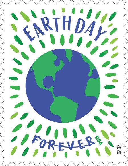 100 Earth Day Forever Stamps Unused Planet Earth Forever Postage Stamps for Mailing hot